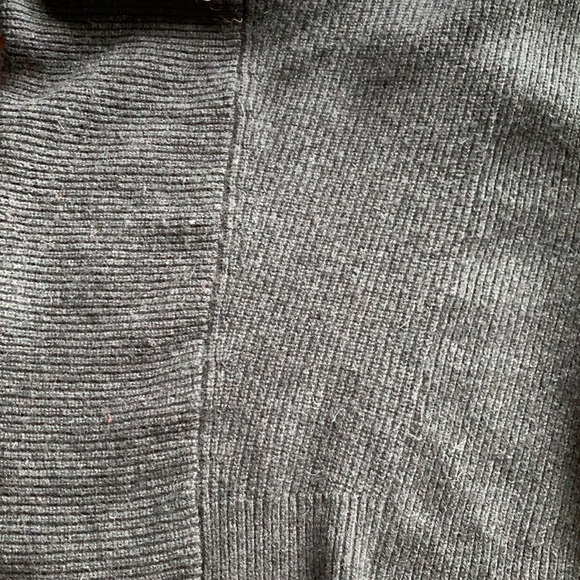 All Saints Knit Rib Oversized Assymmetrical Cardi - Picture 13 of 14